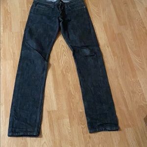 Men’s Imperial Clothing black denim.